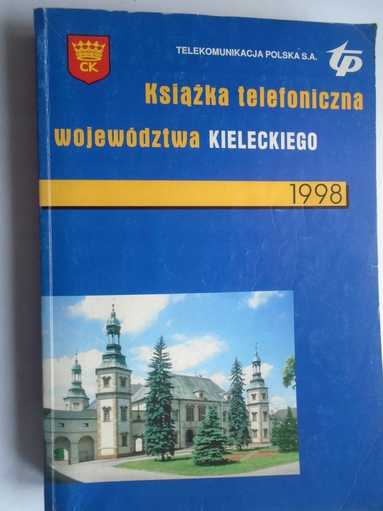 @ KSIĄŻKA TELEFONICZNA WOJEWÓDZTWA KIELECKIEGO KIELCE 1998 ROK