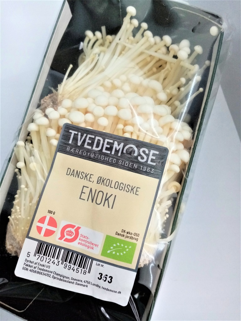 ENOKI ŚWIEŻE grzyby 100g EKO - EDEN GARDEN Wrocław