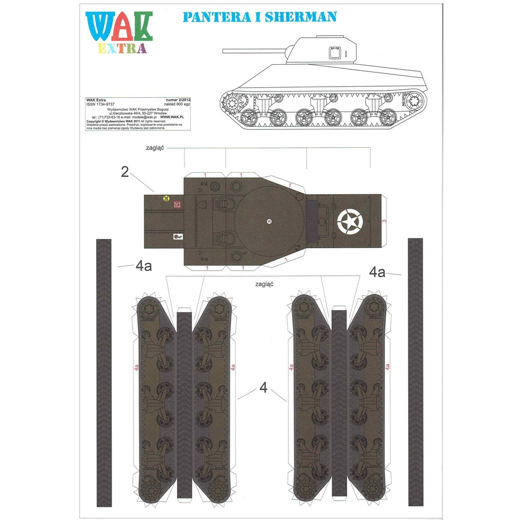 Купить WAK 2/12 — Танки Пантера и Шерман 1:50: отзывы, фото, характеристики в интерне-магазине Aredi.ru