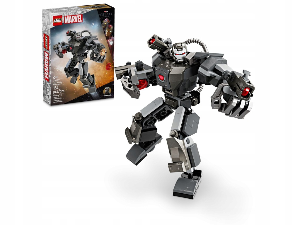używany LEGO Super Heroes 76277 War Machine Mech Armor