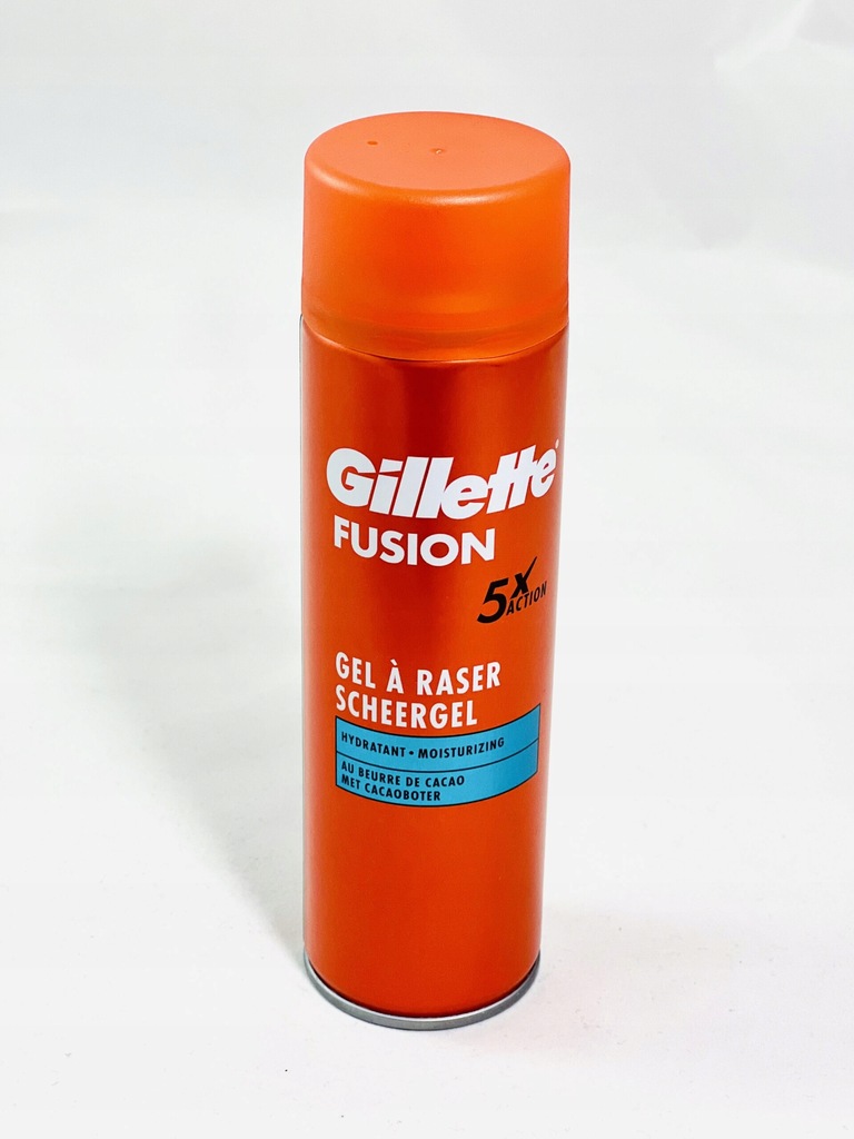 Żel do golenia Gillette Fusion 5xAction Moisturizing 200 ml