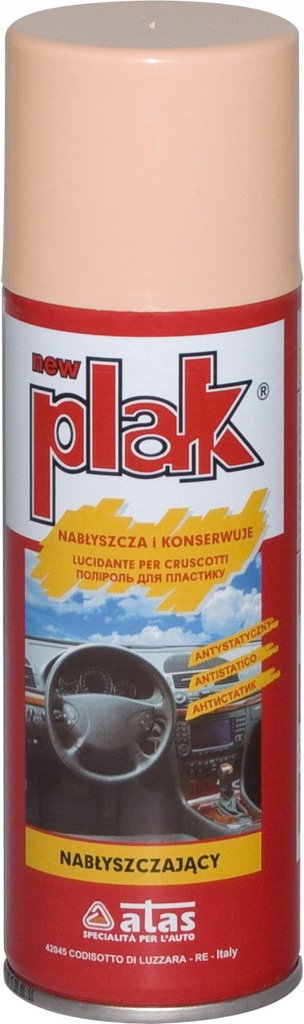 ATAS PLAK BRZOSKWINIA - 200 ml NABŁYSZCZAJĄCY