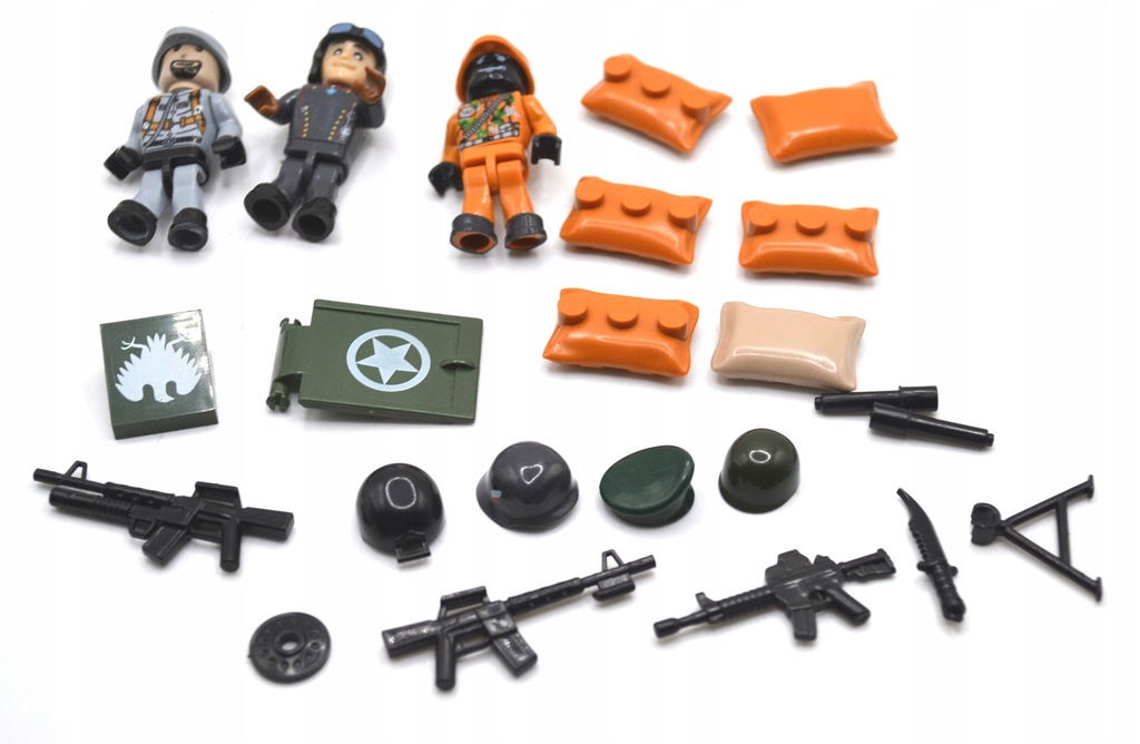 COBI Small Army inne Akcesoria Hełmy Figurki broń