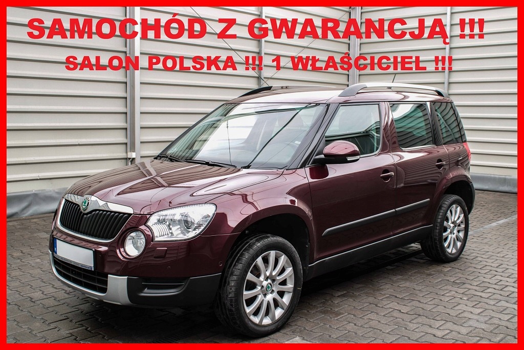 Skoda Yeti AUTOMAT DSG + 4x4 + Salon PL + 1 Wł + 1