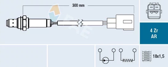 SONDA LAMBDA 75617/FAE 75617