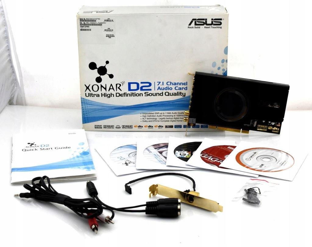 Asus XONAR D2/PM/A 7.1 PCI BOX Sklep Gwarancja