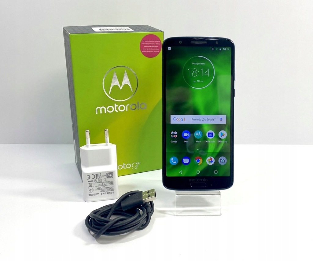 MOTOROLA MOTO G6 KOMPLET B.DOBRY STAN K