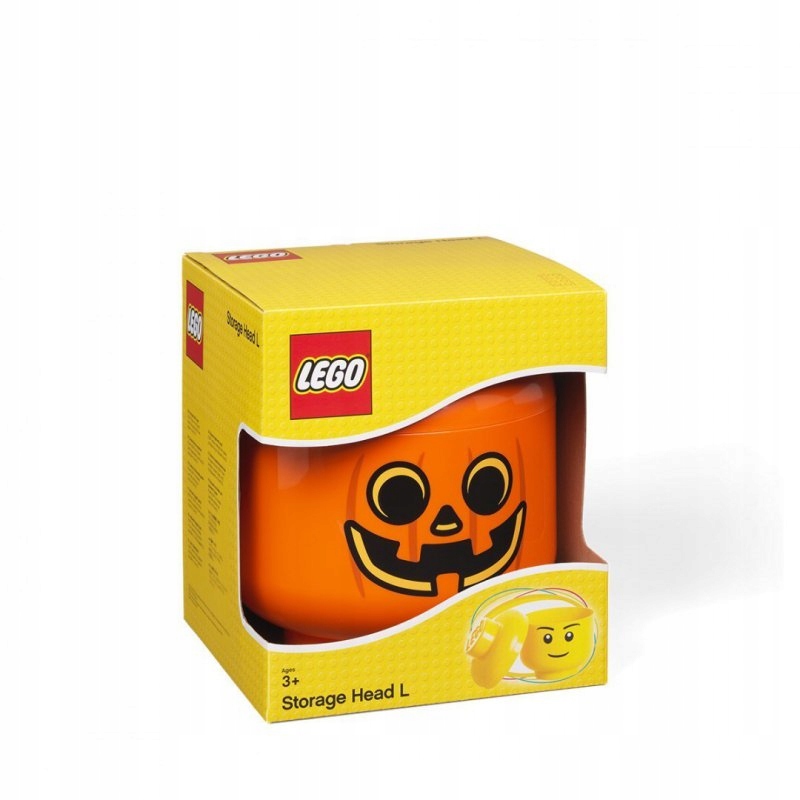 Pojemnik duża głowa LEGO - Dynia