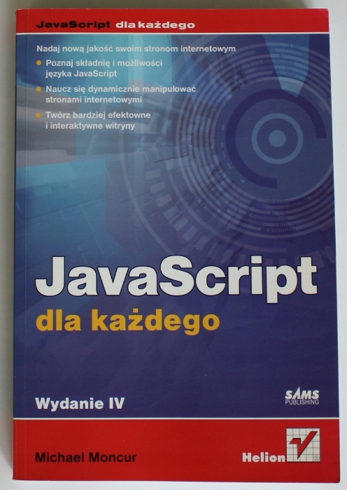 JAVASCRIPT DLA KAŻDEGO Moncur BDB