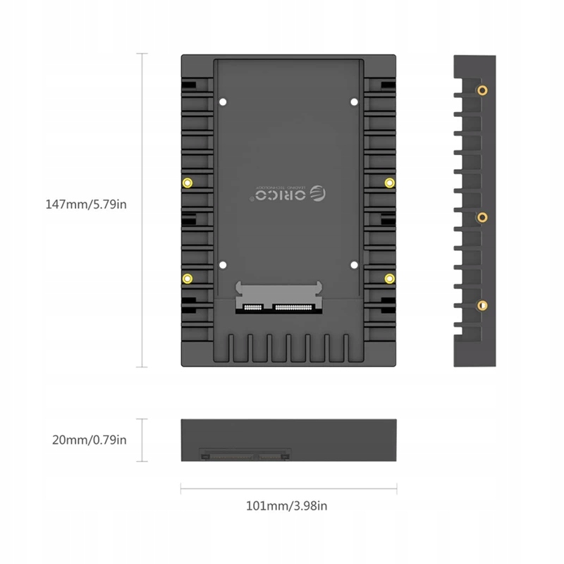 Orico Adapter SATA, uchwyt montażowy na dysk