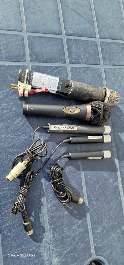 Mikrofon pojemnościowy AKG C1000S + inne