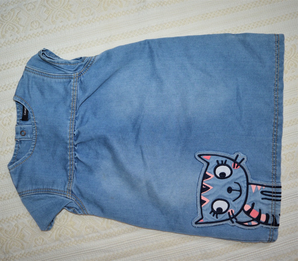 GEORGE SUKIENKA CIENKI JEANS 18-24m 86/92