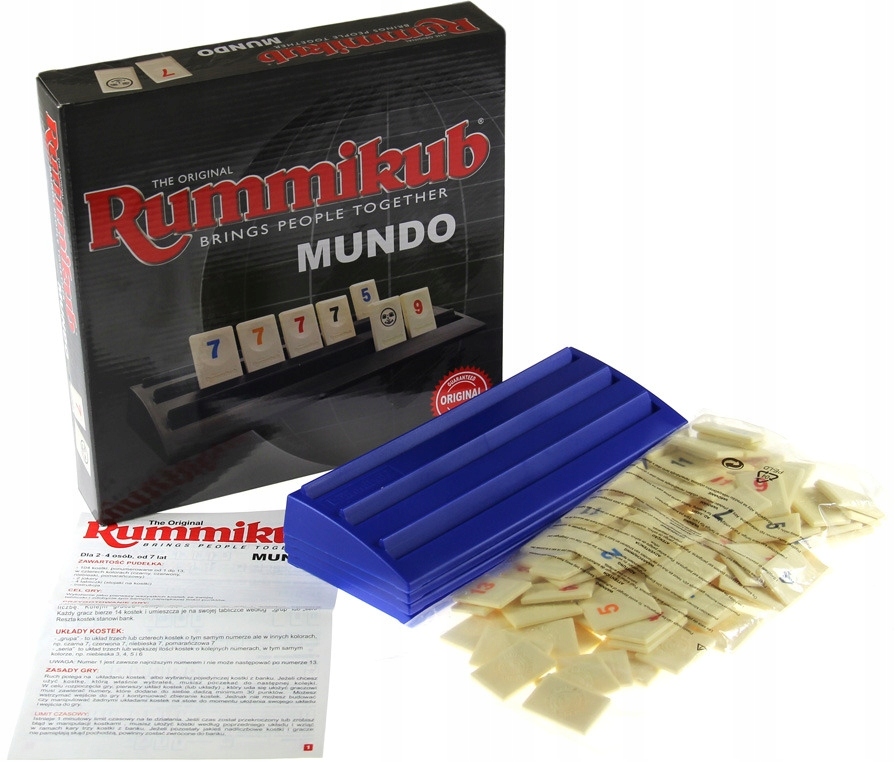 Купить Rummikub Mundo, семейная игра-головоломка с числами.: отзывы, фото, характеристики в интерне-магазине Aredi.ru