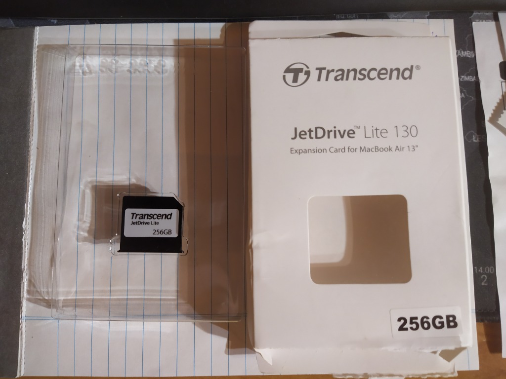 Transcend JetDrive 130 256GB SDXC MacBook Air 13''