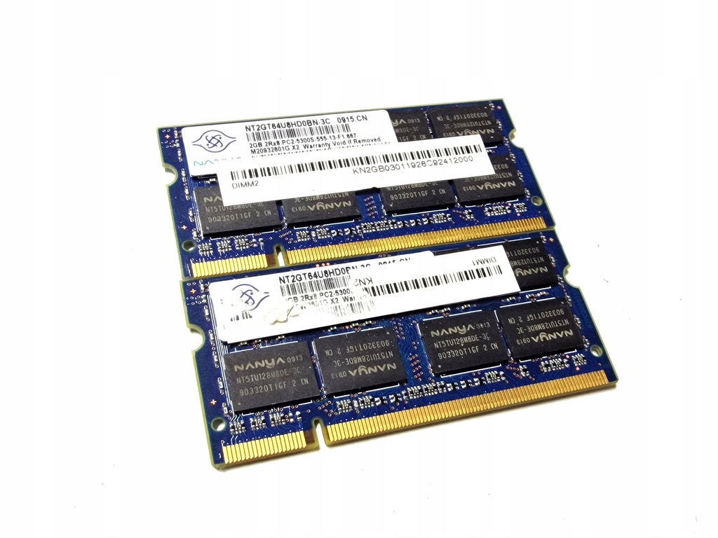 OKAZJA DDR2 NANYA 2GB 2Rx8 PC2-5300S-555-13-F1.667