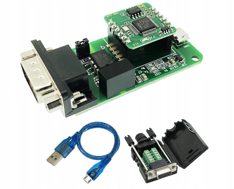 RASPBERRY Pi4/Pi3B+/Pi3/Pi USB CAN CONVERTER USB2CAN-DEVKIT