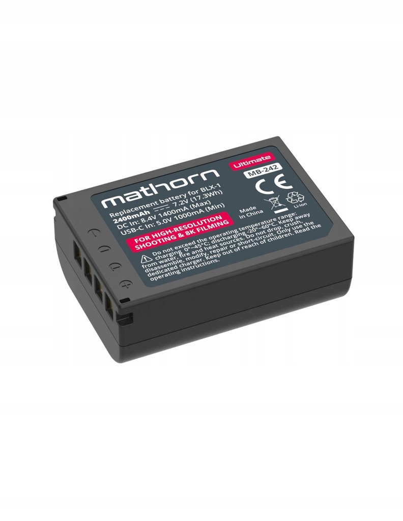 Bateria Mathorn MB-242 Ultim 2400mAh USB-C BLX-1