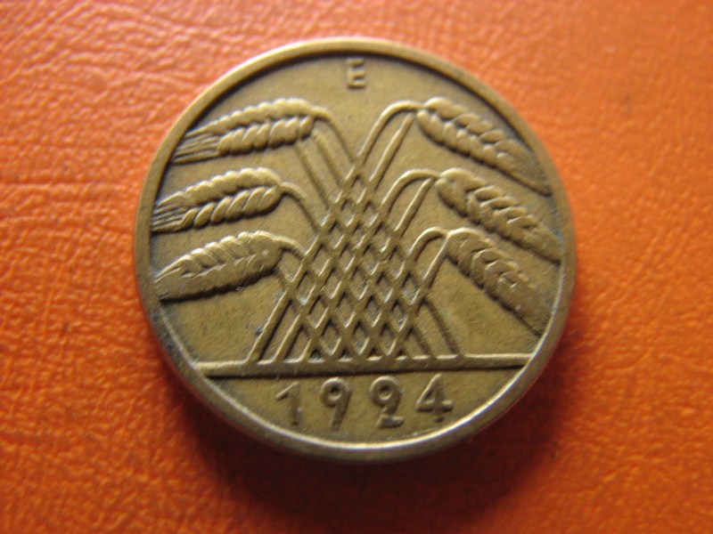10 reichspfennig 1924 E  -wośp95