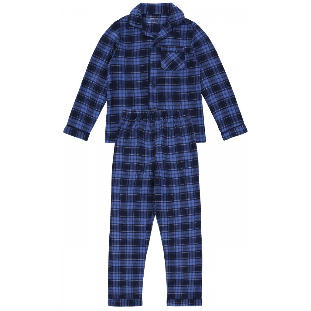Niebieska piżama w kratkę PRIMARK 12-13 lat 158 cm