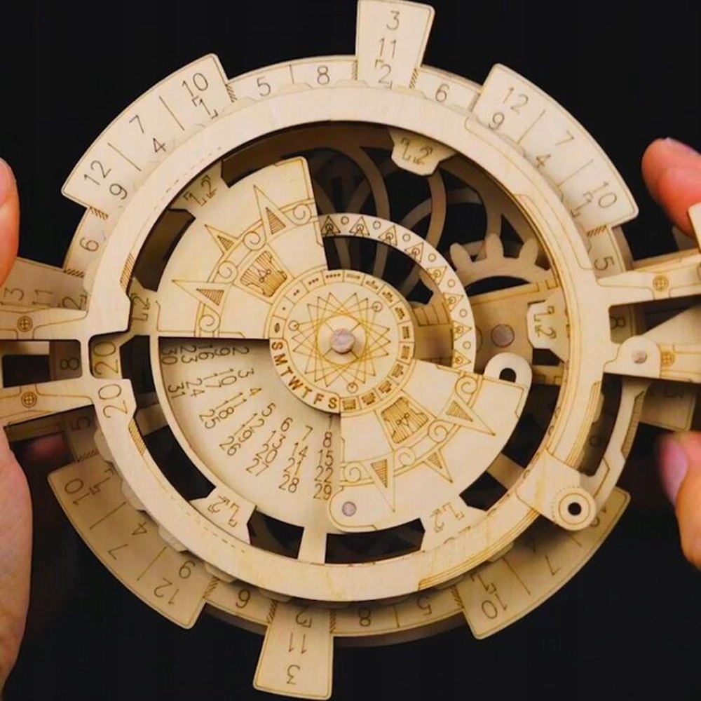 Купить ROBOTIME Деревянная модель 3D-календаря-пазла: отзывы, фото, характеристики в интерне-магазине Aredi.ru