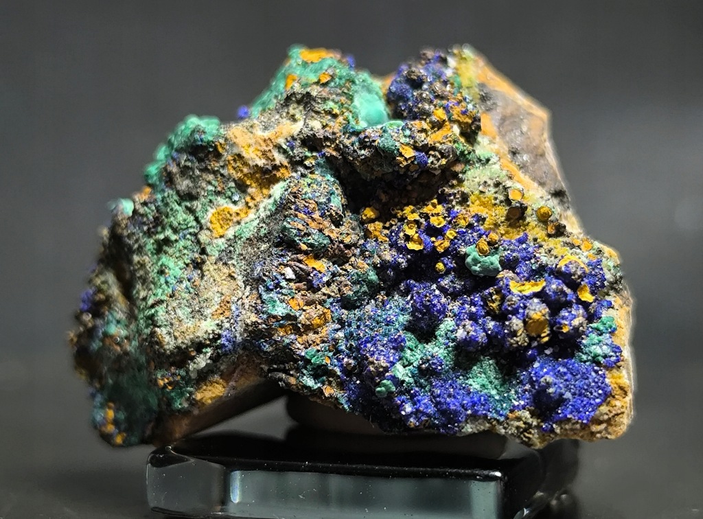 Azuryt Malachit, naturalne minerały, Republika Kongo