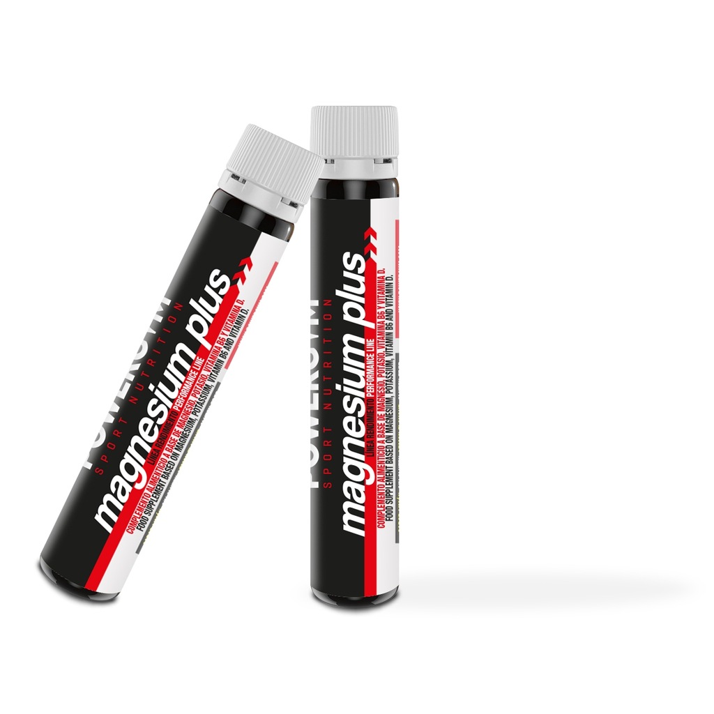 POWER MAGNESIUM SHOT POWERGYM MAGNEZ POTAS NA SKURCZE 25ml