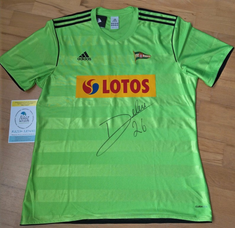 Koszulka Deleu - byłego piłkarza Lechii Gdańsk