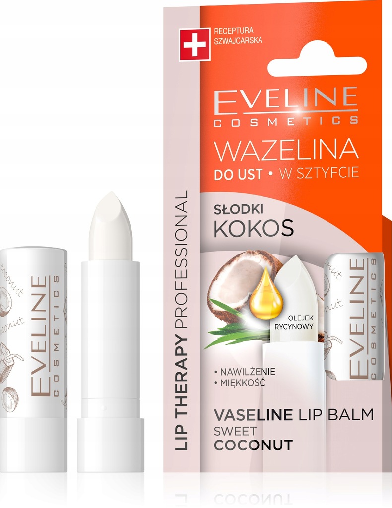 Eveline Lip Therapy Wazelina do ust w sztyfcie naw