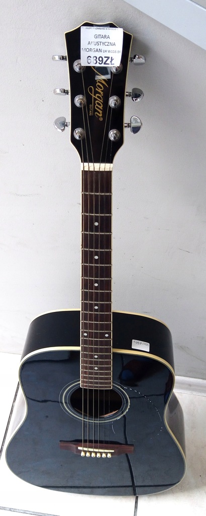 Gitara akustyczna MORGAN LH W116 BK