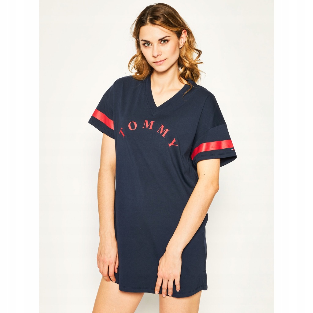 TOMMY HILFIGER KOSZULKA NOCNA GRANATOWA XS BPE