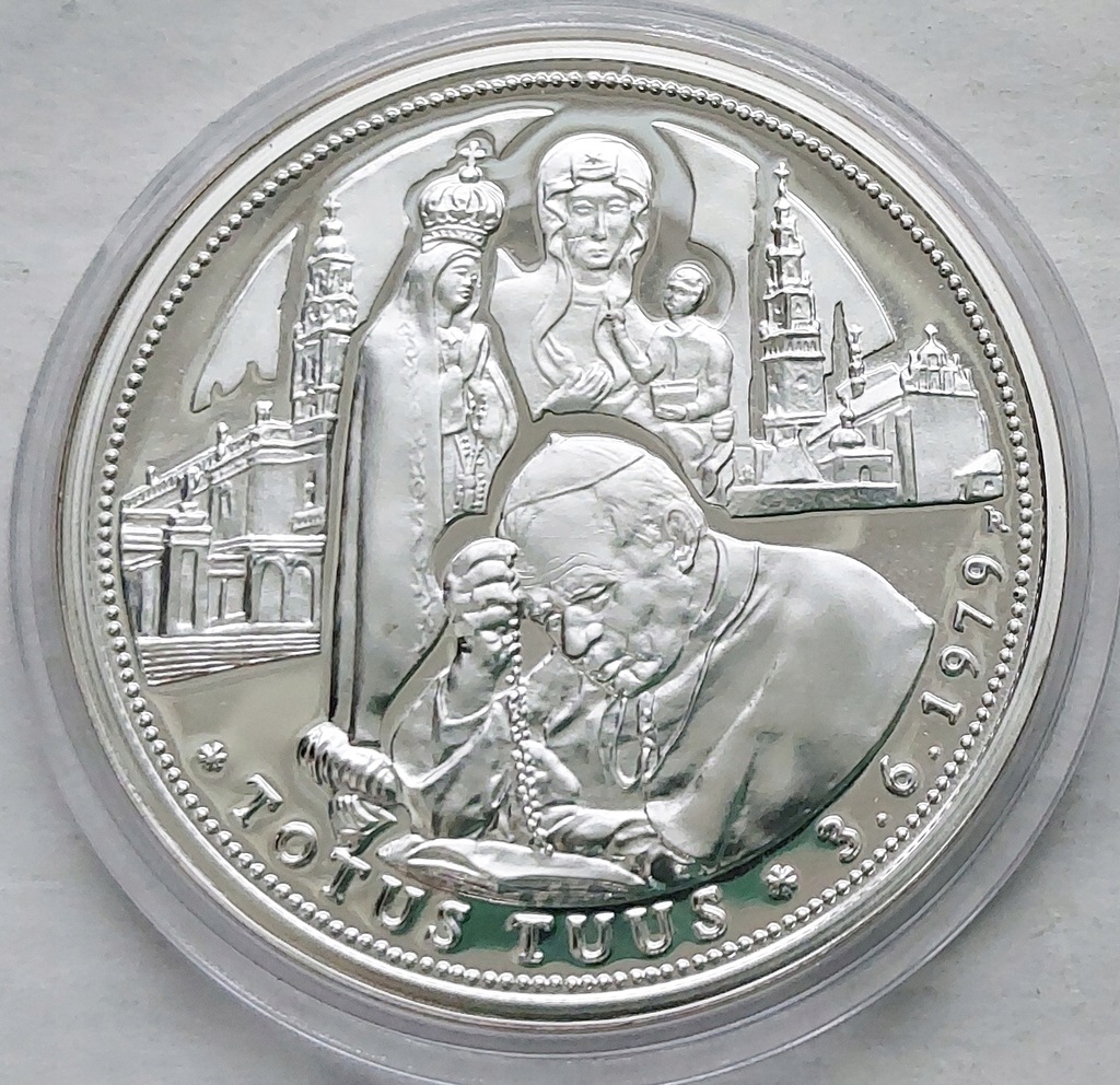 numizmat / medal - JAN PAWEŁ II - TOTUS TUUS - srebro