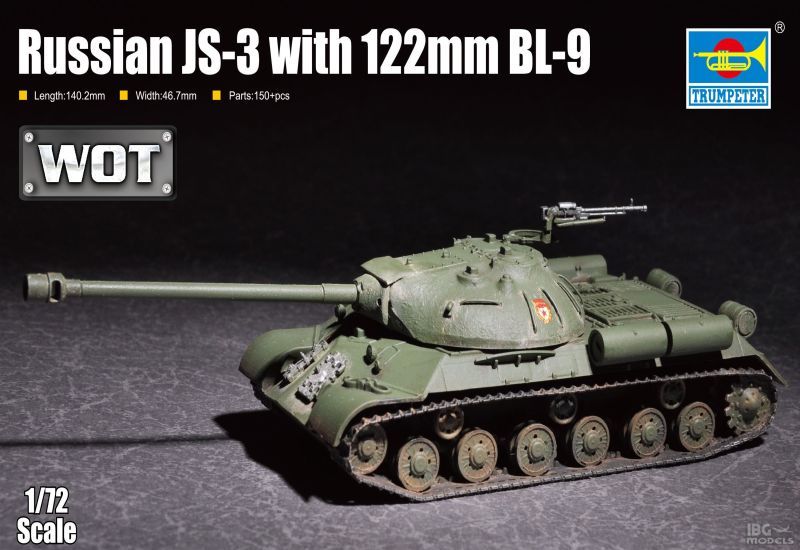 Trumpeter 07163 1:72 - IS-3 w/122mm BL-9