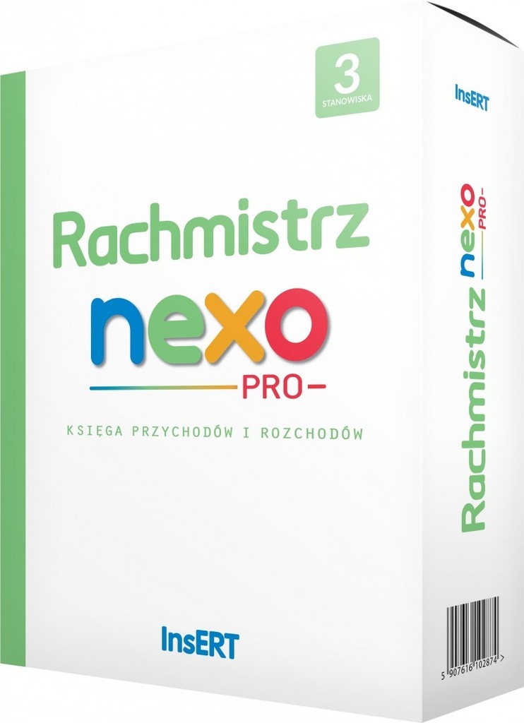 InsERT Rachmistrz Nexo PRO 3 stanowiska KPiR BOX