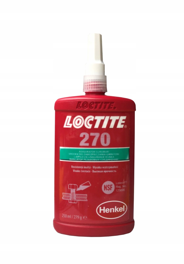 LOCTITE 270 do połączeń gwintowych 250ml