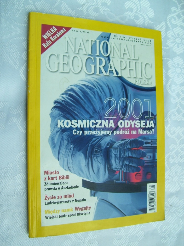 National Geographic 1/2001-podróż na Marsa