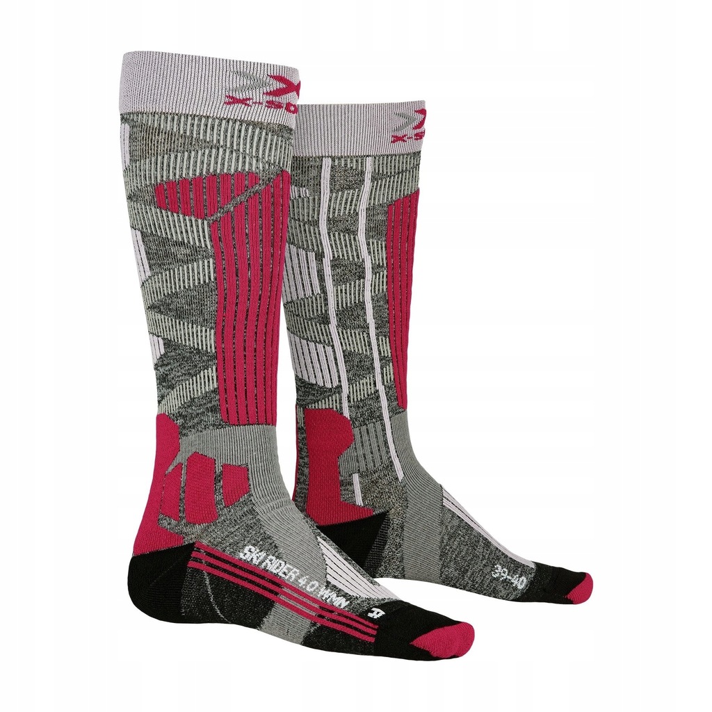 X-Socks skarpety Ski Rider 4.0 W pnk 37-38