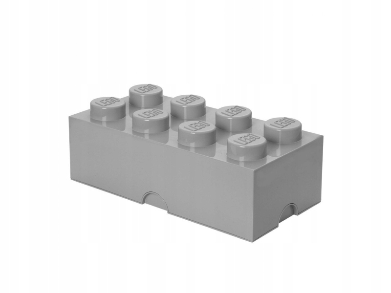 LEGO POJEMNIK 40041740 SZARY STORAGE BRICK 8