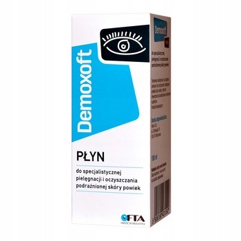 DEMOXOFT PŁYN DO POWIEK - 100 ml NUŻEŃCE DATA