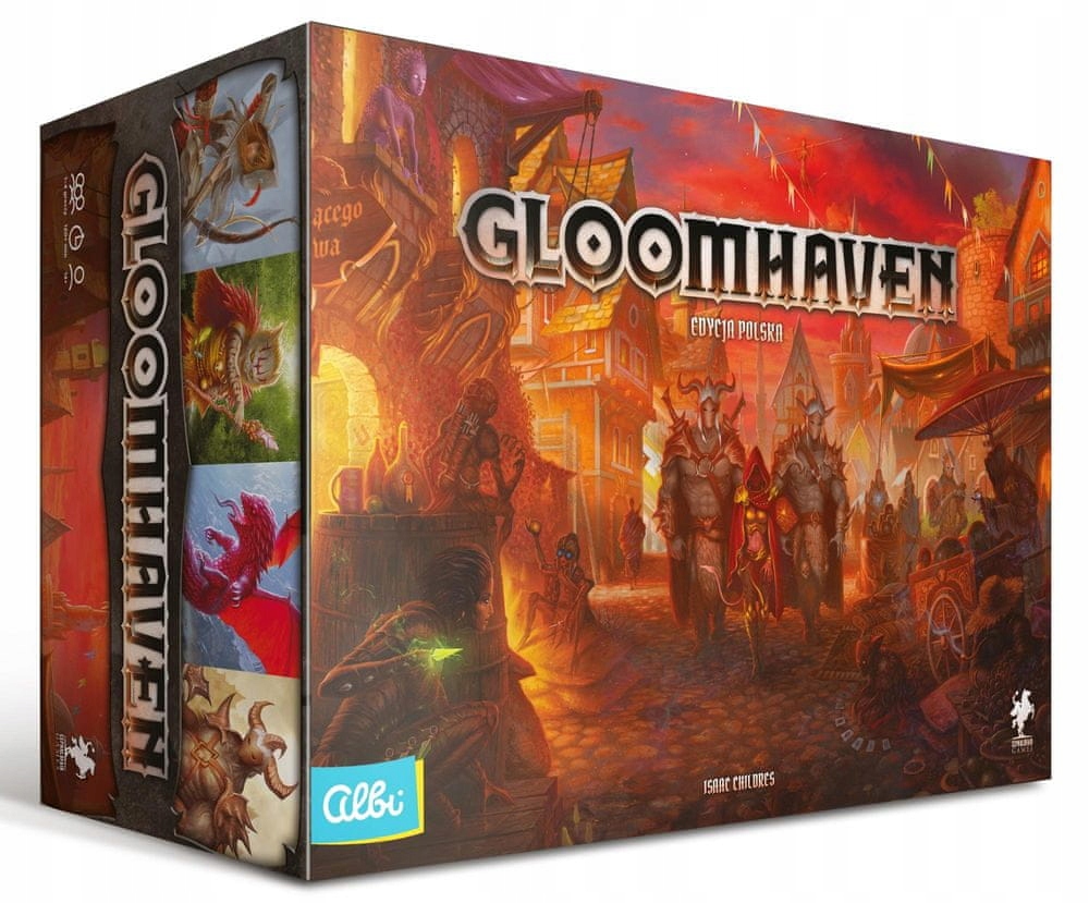 Taktyczna gra planszowa Co-op Gloomhaven Edycja Pl