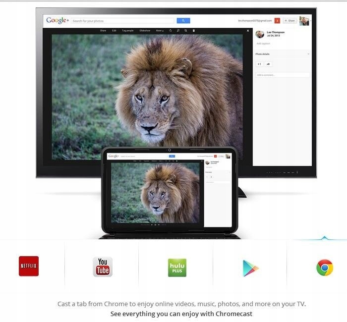 Купить GOOGLE Chromecast 1 SMART TV STREAM Wi-Fi HDMI: отзывы, фото, характеристики в интерне-магазине Aredi.ru