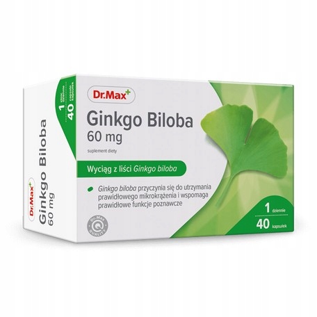 Dr. Max Glinko Biloba 40kapsułek