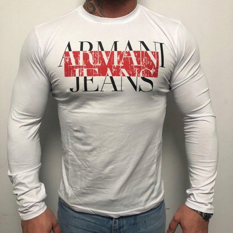 LONG ARMANI JEANS Established in 1981 / WHITE- M