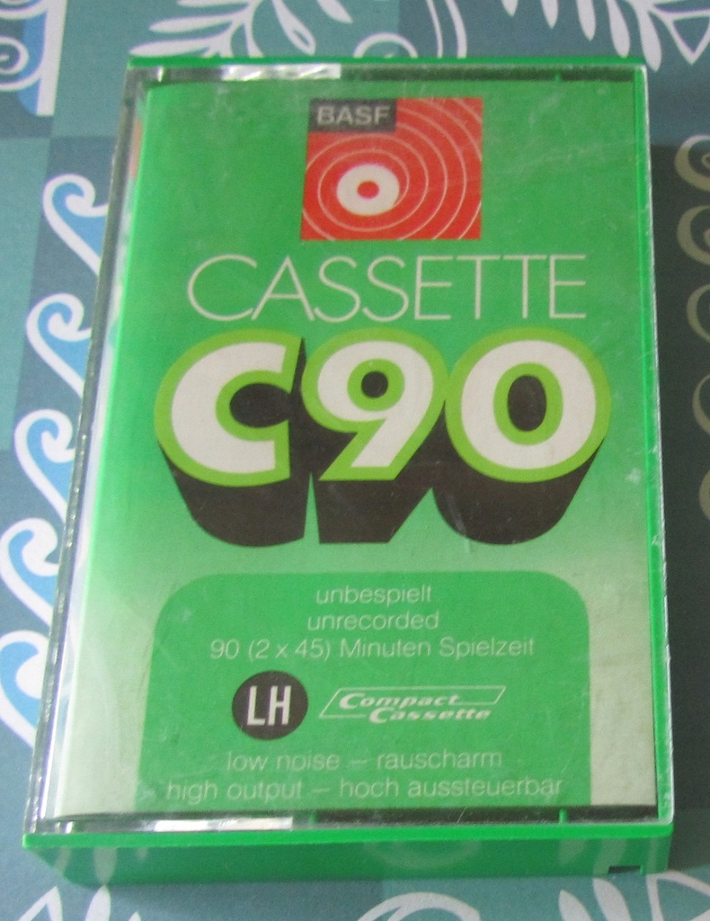 Kaseta magnetofonowa BASF LH cassette green 90