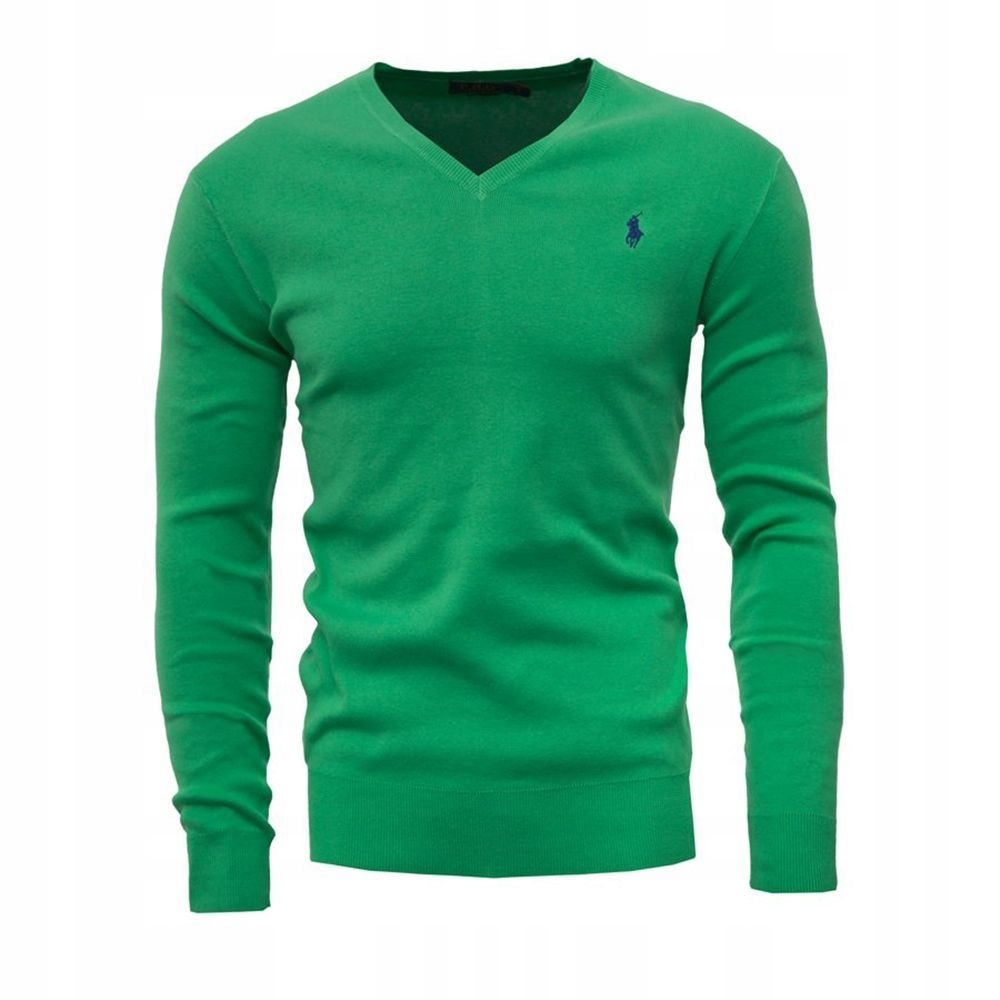 Polo Ralph Lauren Sweter Męski Slim Fit V-Neck XL