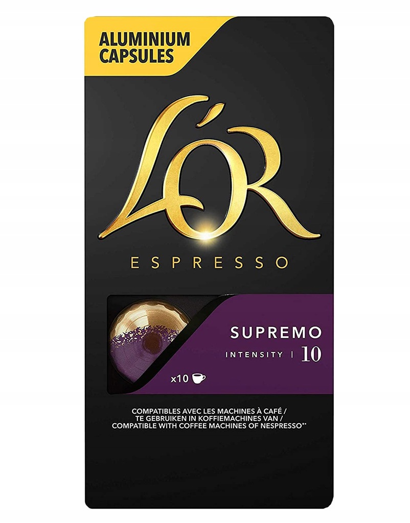 L'OR Kapsułki do Nespresso ESPRESSO SUPREMO 10szt.