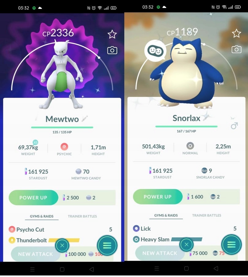 Konto Pokemon Go Shiny Snorlax I Mewtwo Oficjalne Archiwum Allegro