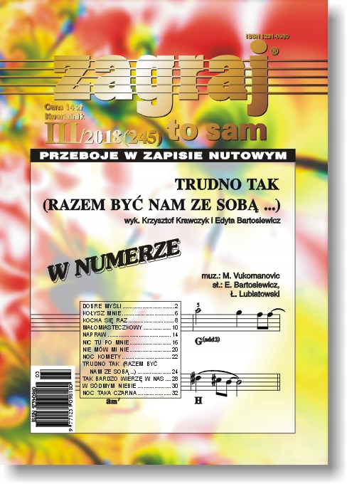 Akordy Zagraj To Sam Nr Iii 2018 245 Nuty 7868954725 Oficjalne Archiwum Allegro