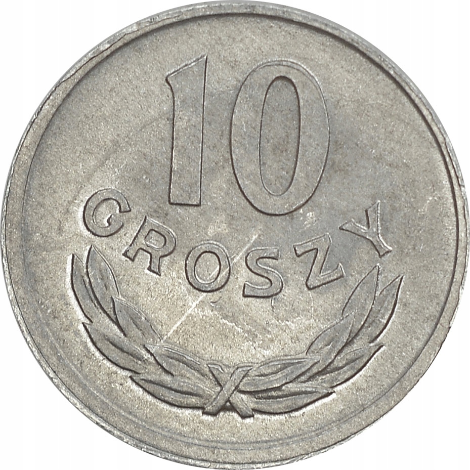 7.PRL, 10 GROSZY 1965 mennicza