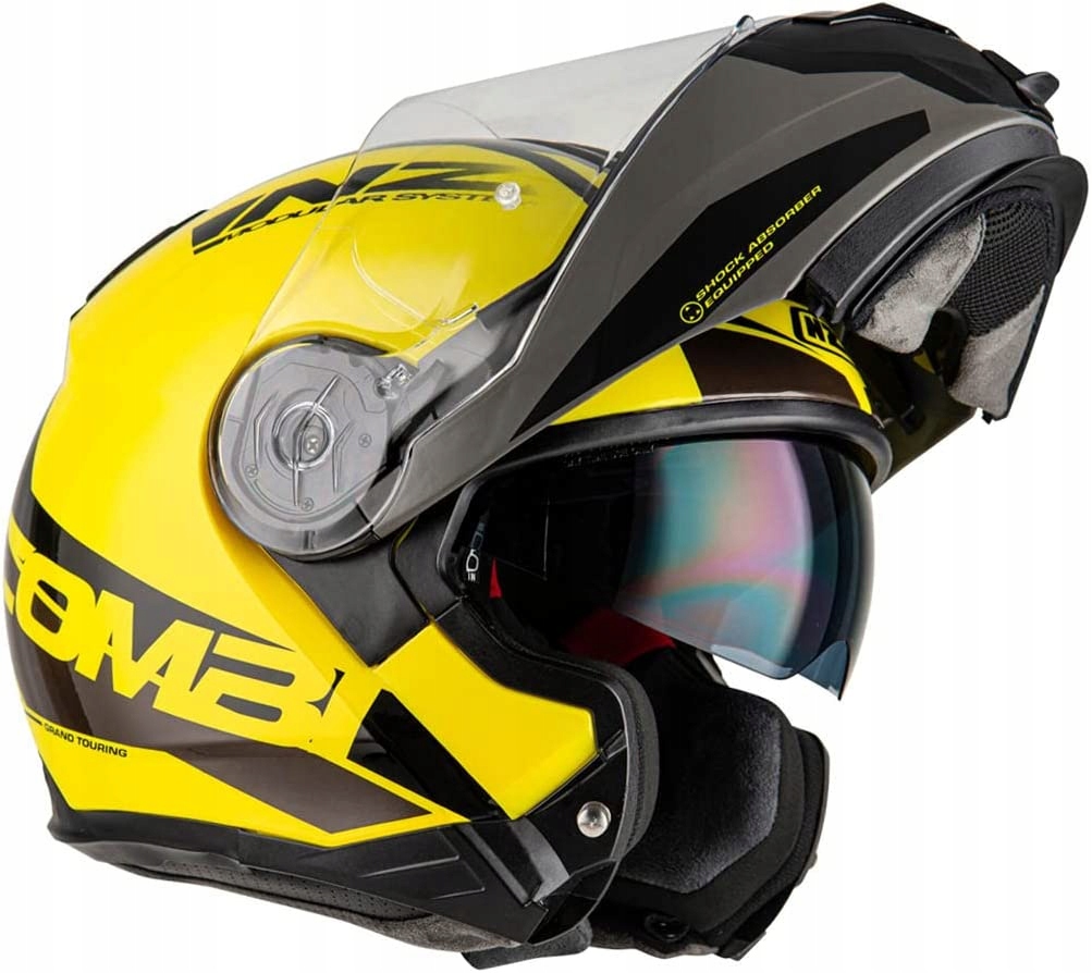 Kask modułowy NZI Combi 2 Duo Shock Yellow 13577164672 oficjalne