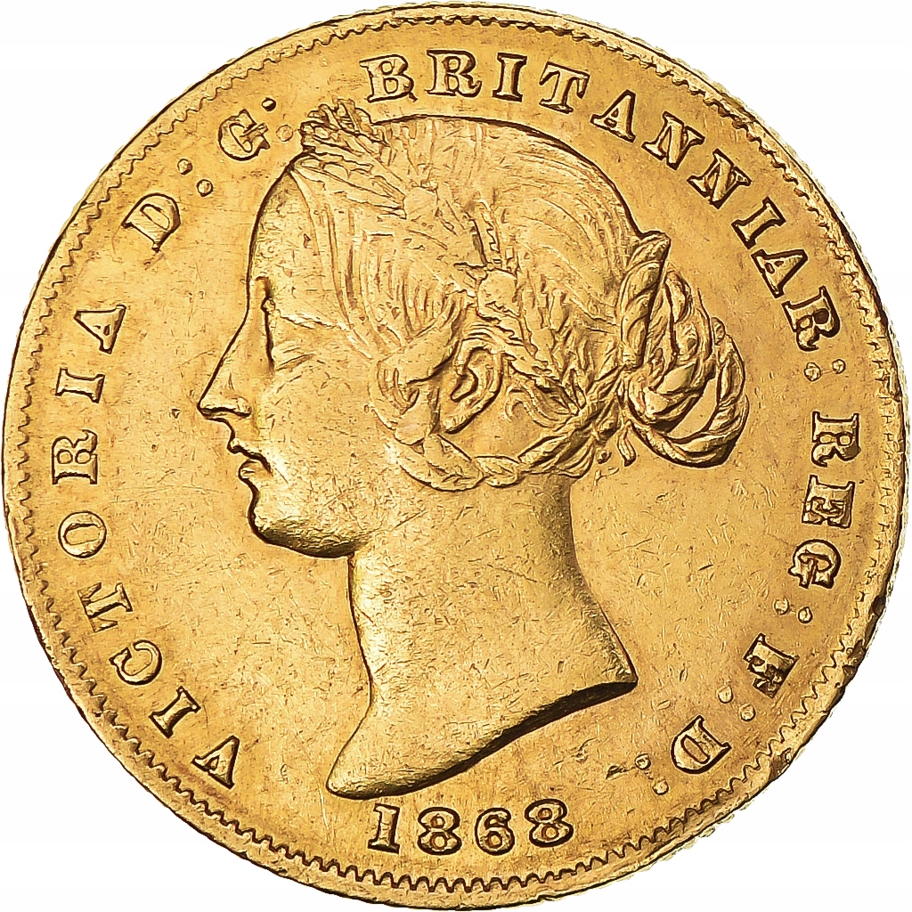 Moneta, Australia, Victoria, Sovereign, 1868, Sydn